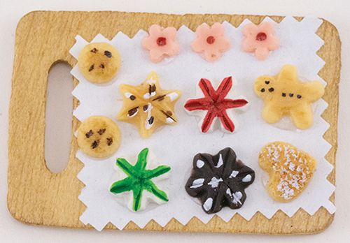 Cookies on Cutting Board  
